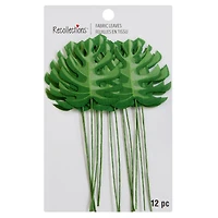 Green Fabric Monstera Embellishments by Recollections™
