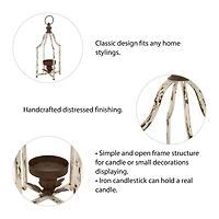 Glitzhome® Small Farmhouse Metal Lantern