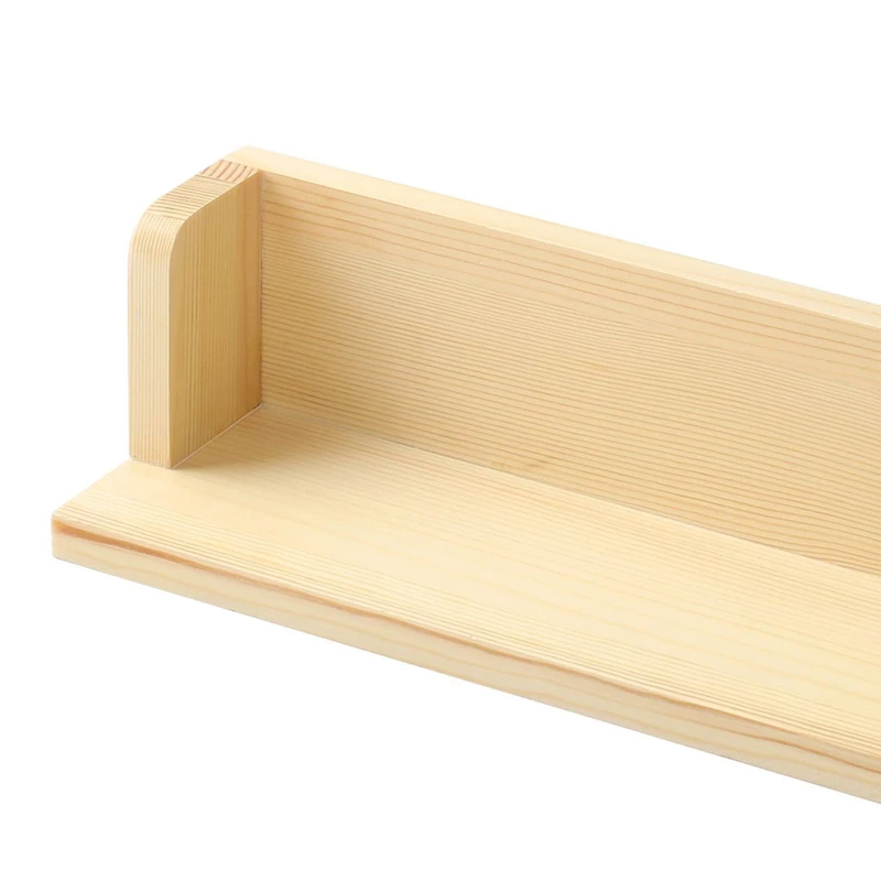 Rustic Wood Floating Wall Shelves Set