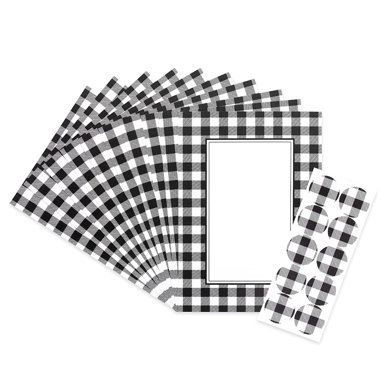 Buffalo Check Flat Cards & Envelopes by Recollections™, 5" x 7"