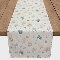 Multi Shell Coral & Plus Cotton Twill Runner