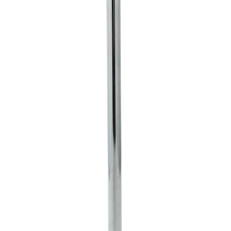 Silver Iron Contemporary Table Lamp, 30" x 13" x 13"