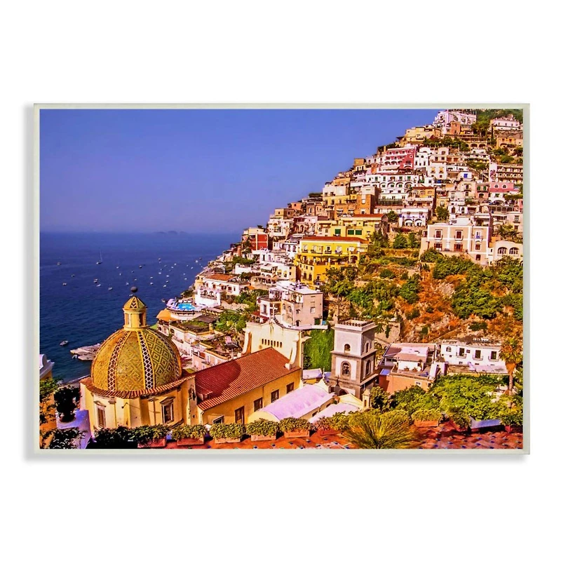 Stupell Industries Coast Town Ocean Landscape Wall Plaque