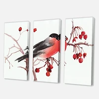 Designart - Bullfinch Bird On A Branch