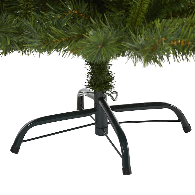 4ft. Pre-Lit Wyoming Mixed Pine Artificial Christmas Tree, Clear LED Lights