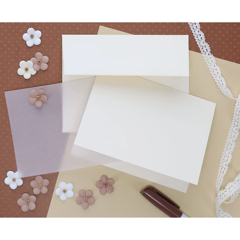 PA Paper™ Accents Cardmaker's Choice A2 Cream Heavyweight Envelopes, 50ct.