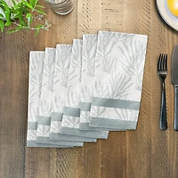 Coral & Stripe Cotton Twill Napkin