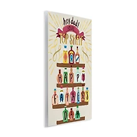 Stupell Industries Dad You're Top Shelf Phrase Wall Plaque Art