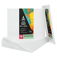 Arteza® 16" x 20" White Canvas Panels, 14ct.