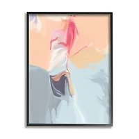 Stupell Industries Abstract Fluid Human Figure Dancing Movement in Frame Wall Art