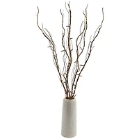 39" LED Lighted Natural Branch Bundle Christmas Decoration, Warm White Lights