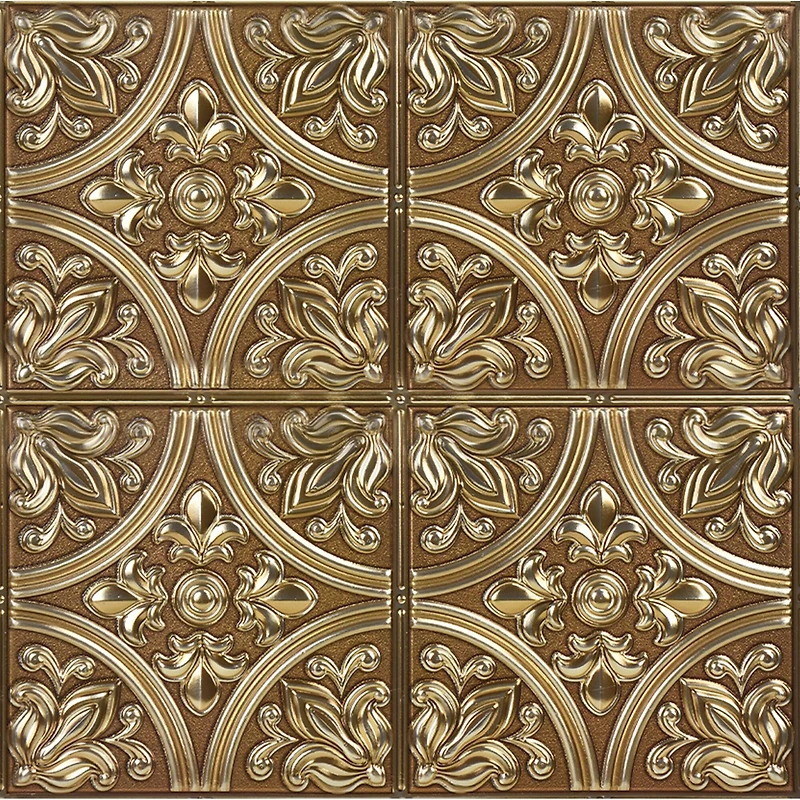 InHome Chelsea Bronze Peel & Stick Tin Tiles