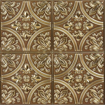 InHome Chelsea Bronze Peel & Stick Tin Tiles