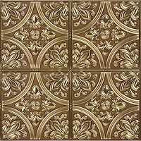 InHome Chelsea Bronze Peel & Stick Tin Tiles