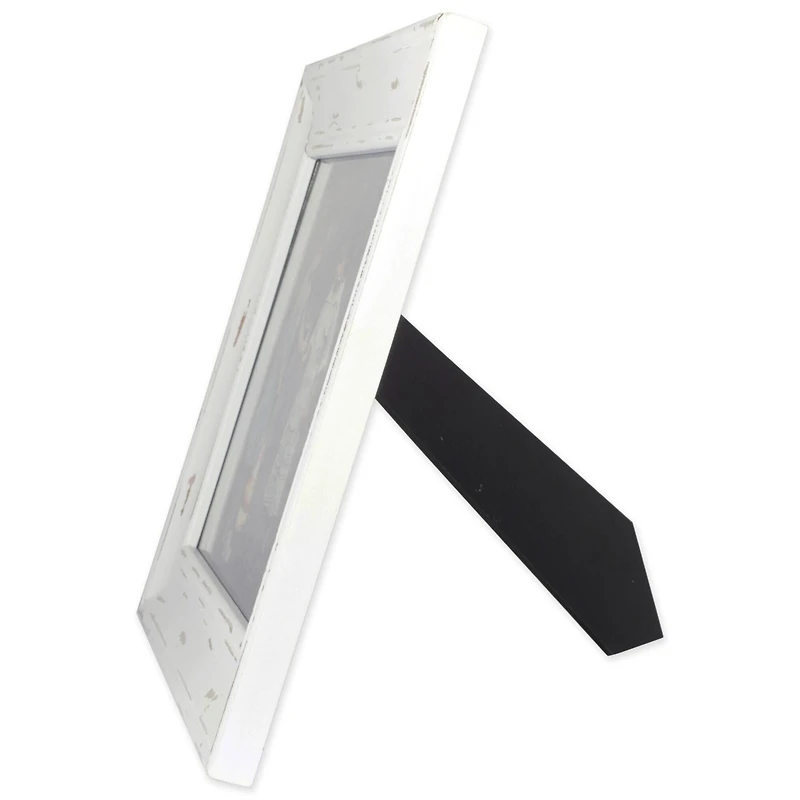 DII® White Distressed 8" x 10" Picture Frame