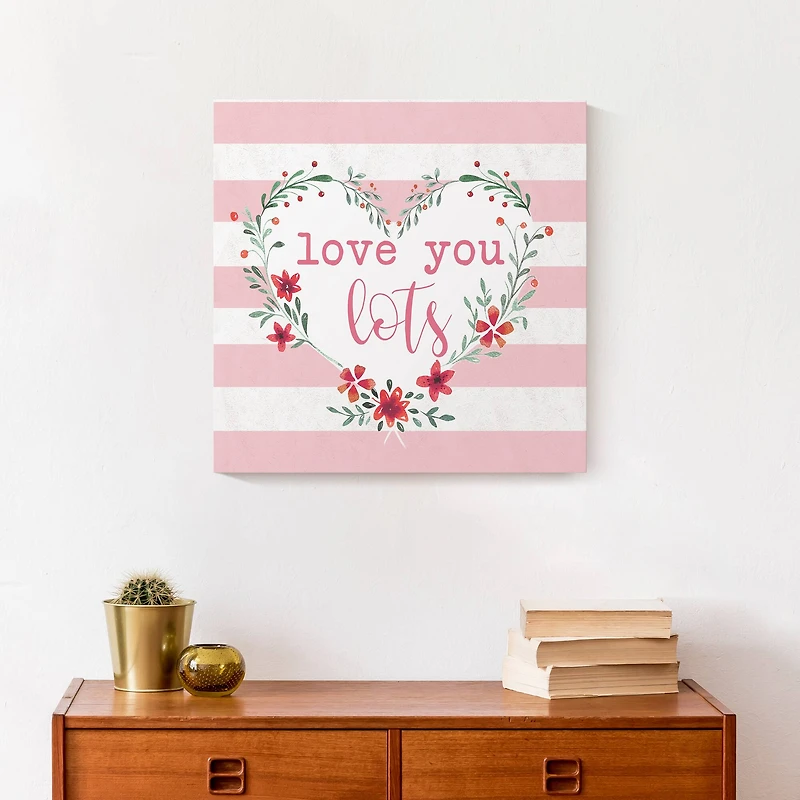 Love You Lots Canvas Wall Art
