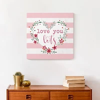 Love You Lots Canvas Wall Art