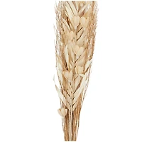 39" Cream Dried Plant Floral Bouquet Palm Leaf Natural Foliage