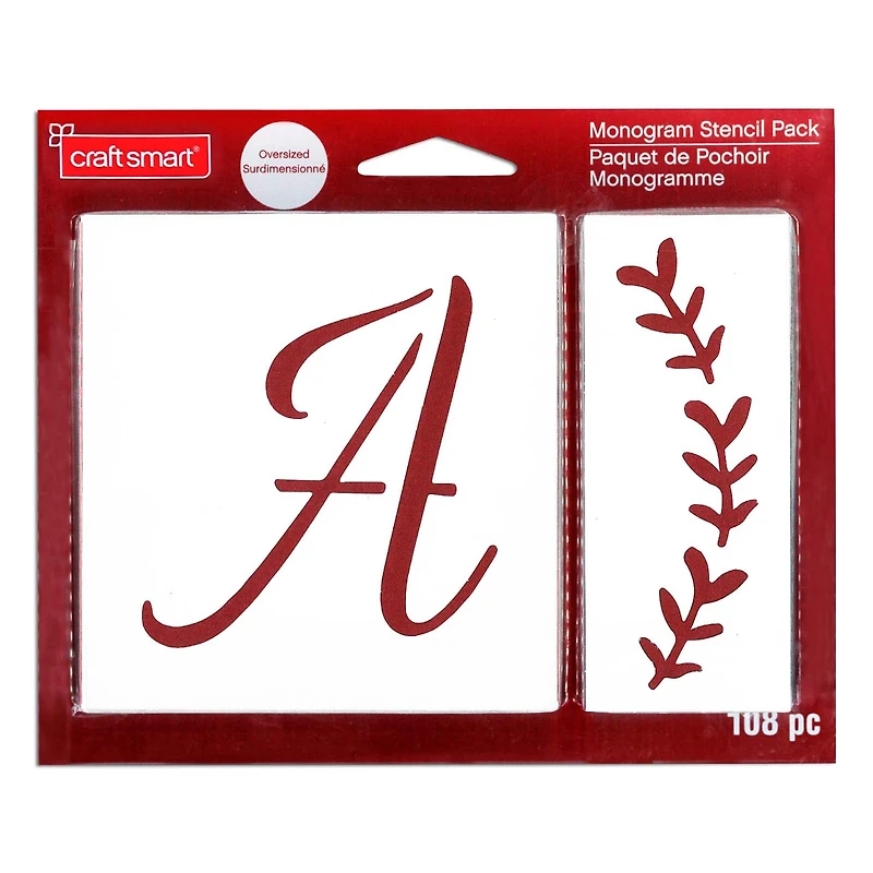 Monogram Stencil Pack by Craft Smart®