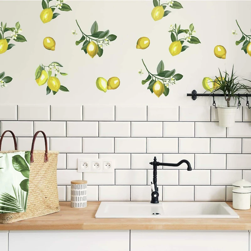 RoomMates Lemon Peel & Stick Wall Decals