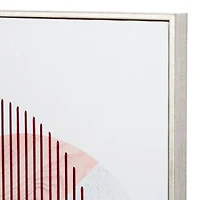 The Novogratz Set of 2 White Wood Contemporary Wall Art 20", 32"