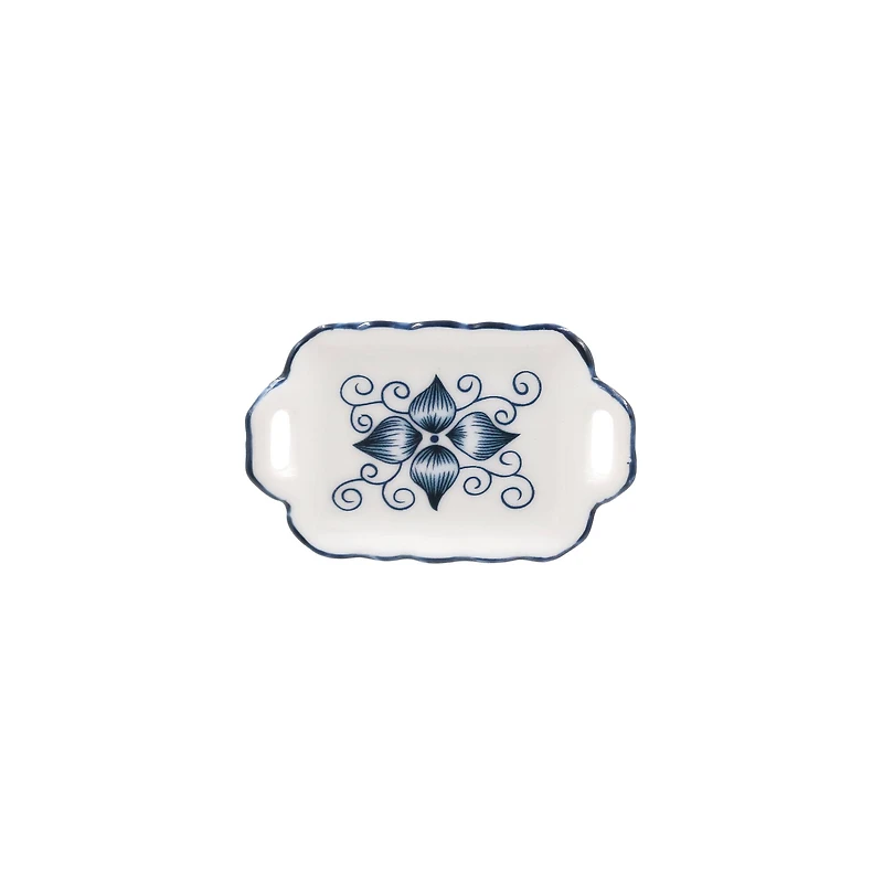 Miniature Blue & White Platter by Make Market®