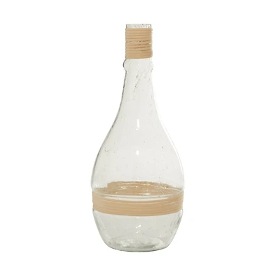 The Novogratz 20" Clear Glass Coastal Vase