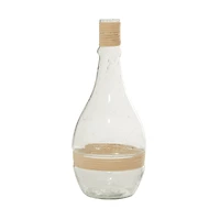 The Novogratz 20" Clear Glass Coastal Vase