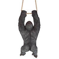 Design Toscano 24" Swinging Great Ape Jungle Monster Hanging Gorilla Sculpture
