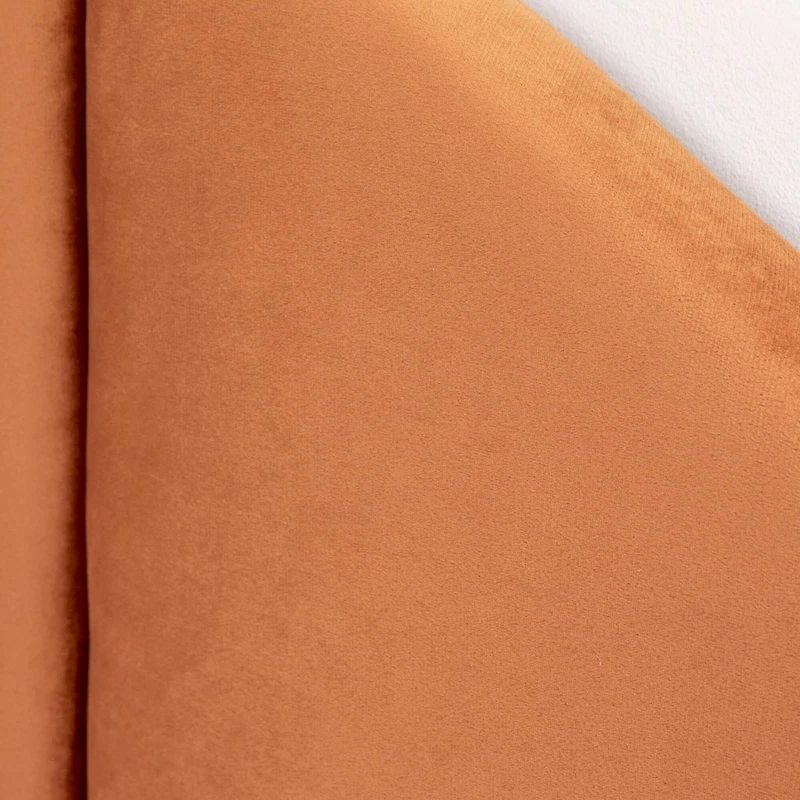 Hello Honey® NoSom 80" King Sized Terra Cotta Upholstered Velvet Panel Arched Headboard