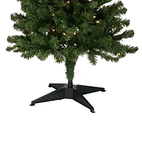 4ft. Pre-Lit Noble Fir Artificial Christmas Tree, Clear Lights