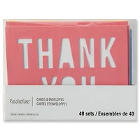 Thank You Cards & Envelopes by Recollections™, 5.5" x 4.2"