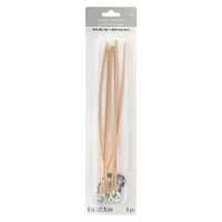 12 Packs: 6 ct. (72 total) Large Wicks with Clips by Make Market®