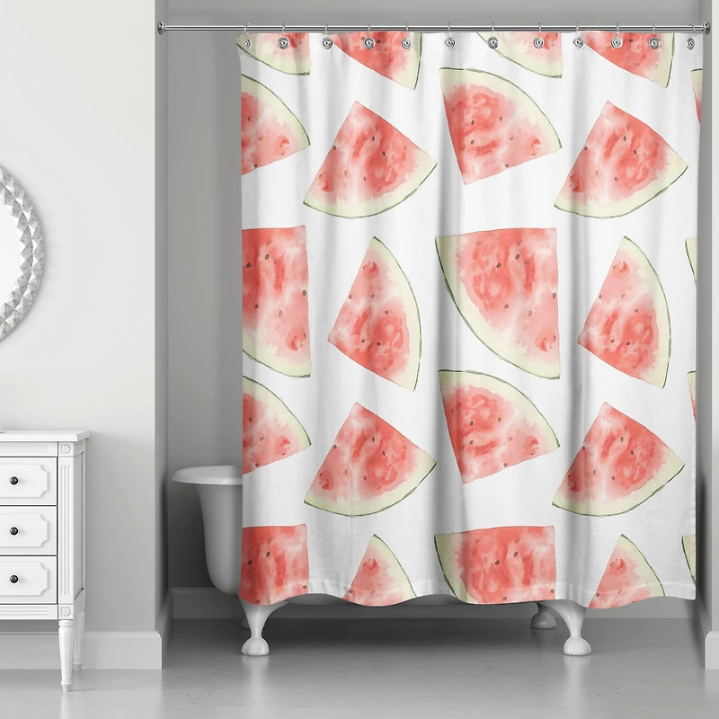 Watermelon Pattern 71" x 74" Shower Curtain