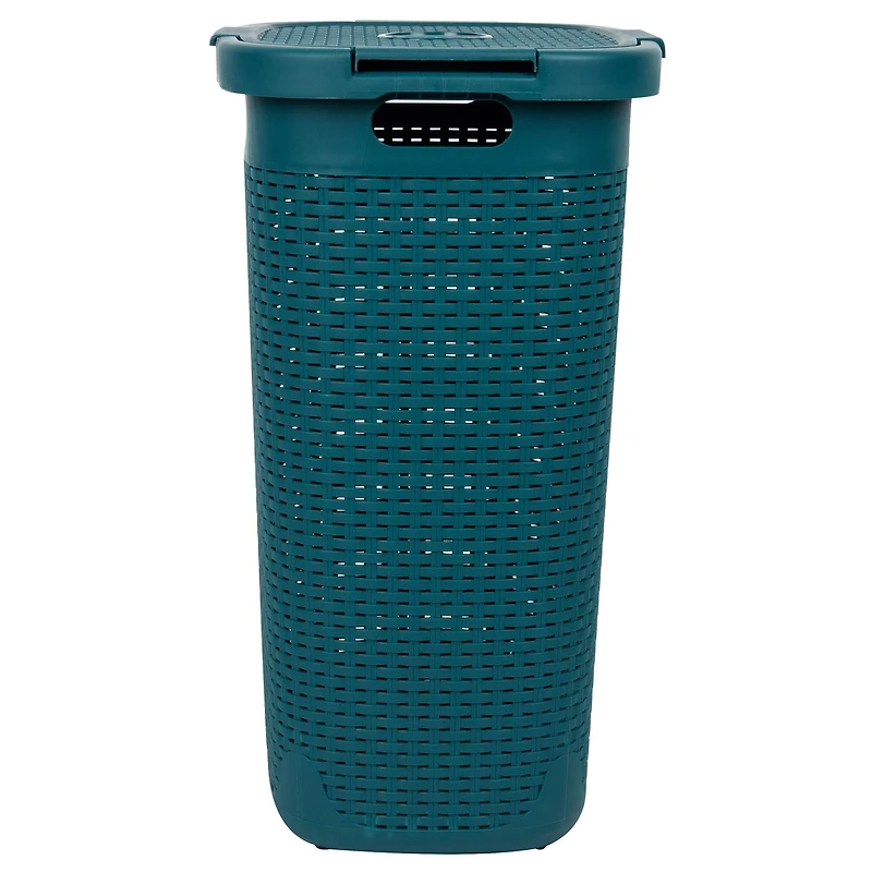 Mind Reader 60L Hamper Laundry Basket with Cutout Handles