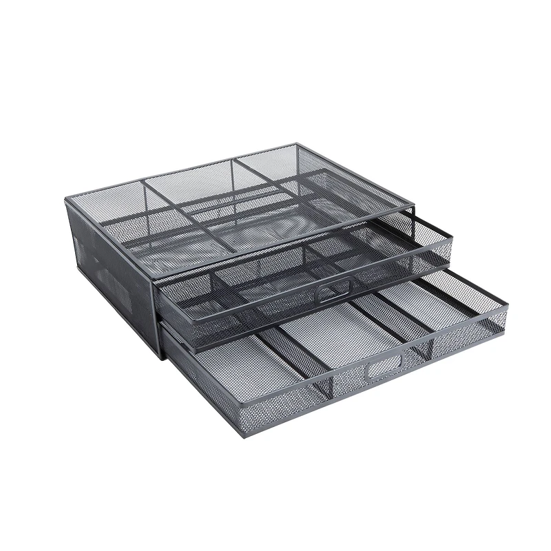 Mind Reader Monitor Stand with Drawer Storage