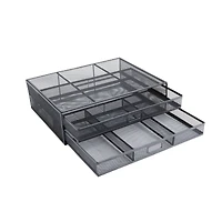 Mind Reader Monitor Stand with Drawer Storage