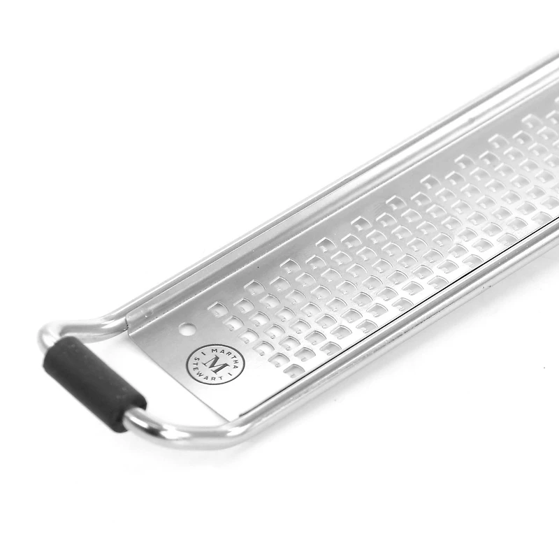 Martha Stewart Gray Stainless Steel Long Grater