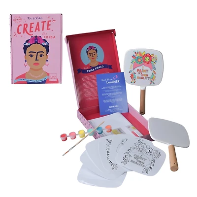 Kids Crafts Create Like Frida Self-Portrait Mirror Painting Kit