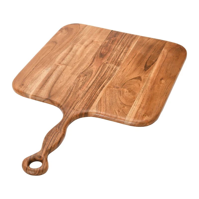 Hello Honey® Acacia Wood Square Cutting Board with Handle