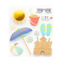 Sandcastle Puffy 3D Stickers by Recollections™