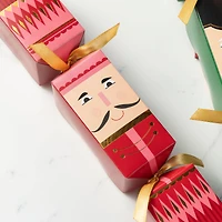 Glitzhome® 8PK 2"D x 12"H Nutcracker Christmas Party Crackers with Gift Contents