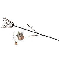 30" Brushed Copper Flower Oil Lamp Patio Torch