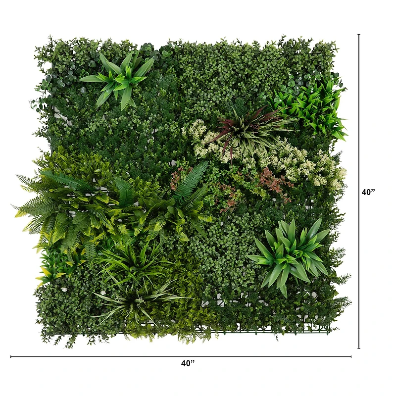 40" Madagascar Forest Artificial Living Wall Panel
