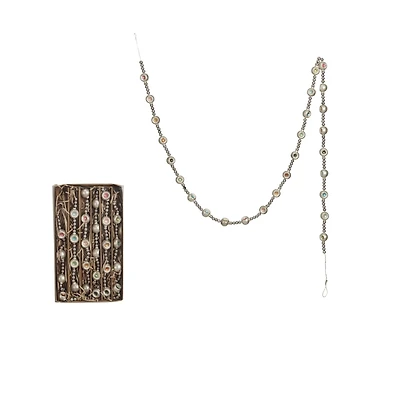 Hello Honey® 6ft. Multicolor Witch's Eye Glass Bead Ornament Garland