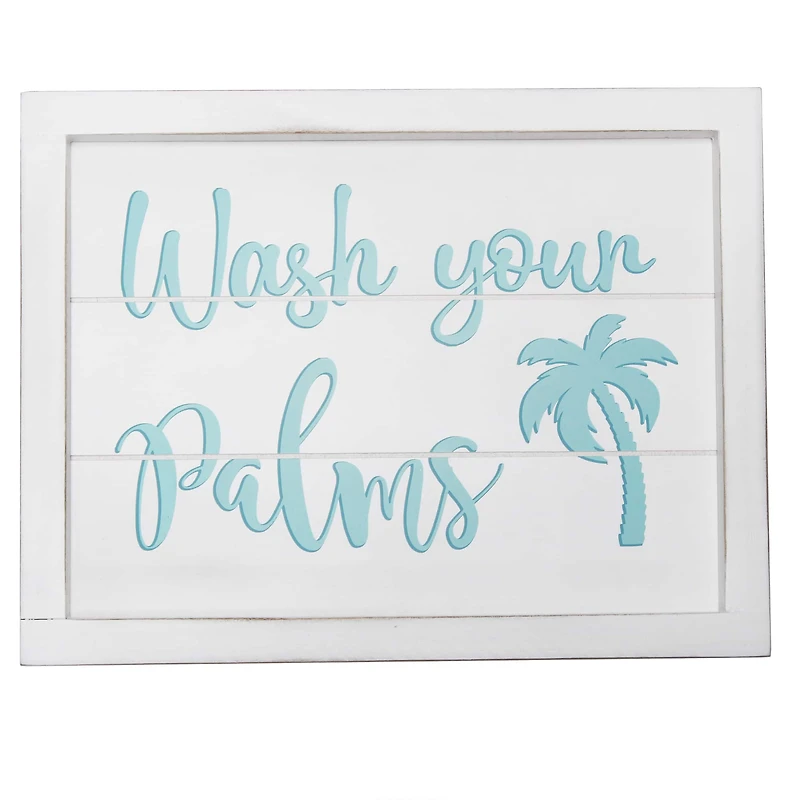 Elegant Designs White Wash Coastal Towel Holder