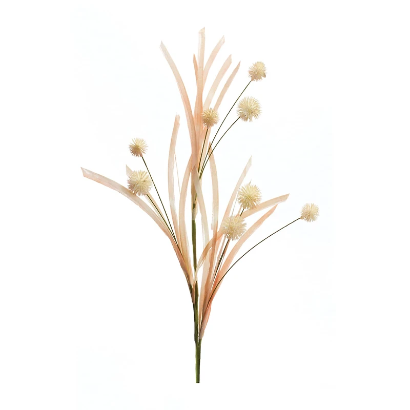 Cream & Pink Foxtail & Pod Spray, 12ct.