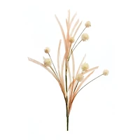 Cream & Pink Foxtail & Pod Spray, 12ct.