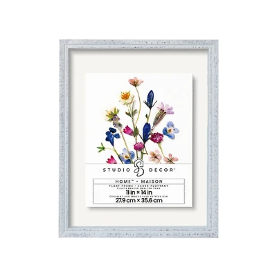 Home™ White Distressed Float Frame by Studio Décor