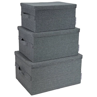 Bigso Soft Storage Boxes Set